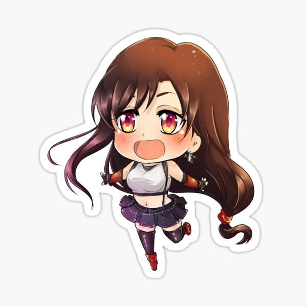 Chibi Tifa Sticker