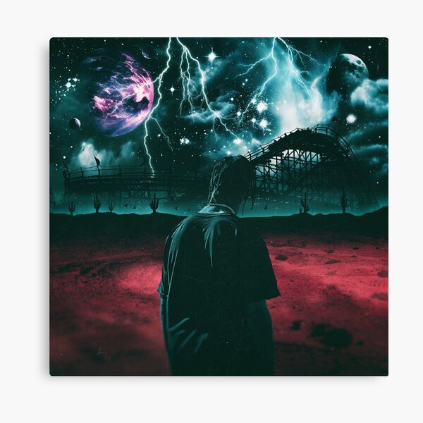 Travis Scott artwork POSTER Print rap canvas astroworld Hip HOp Print