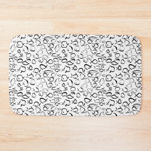 Item preview, Tiny Fish Pattern In Ink designed and sold by Peter Hertzberg.
