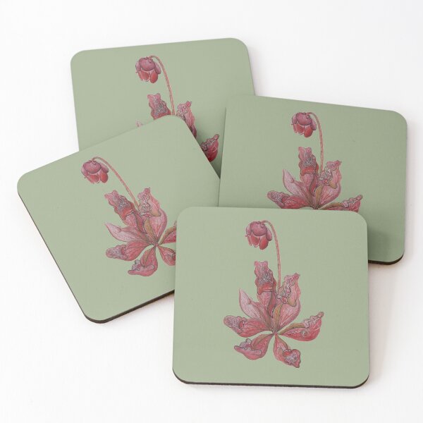 Item preview, Sarracenia purpurea venosa designed and sold by bluejayknits.