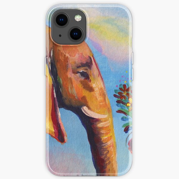 Cute Elephants iPhone Soft Case