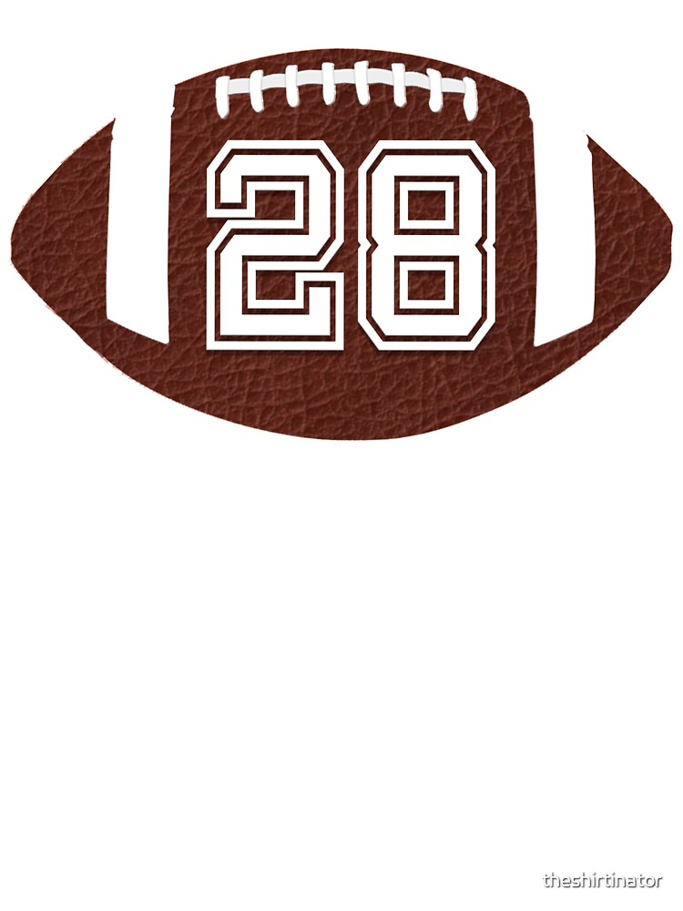 jersey no 28 in football