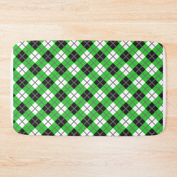 Item preview, Neon Green, Black, White and Gray Argyle Diamond Pattern  designed and sold by Bill Shearer.