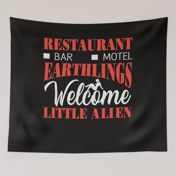 Item preview, Welcome little Alien designed and sold by WorldOfTeesUSA.