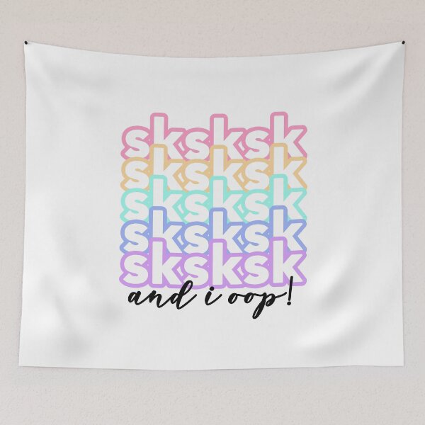 Item preview, Teen vsco girl sayings sksksk and i oop  designed and sold by StylishMama.