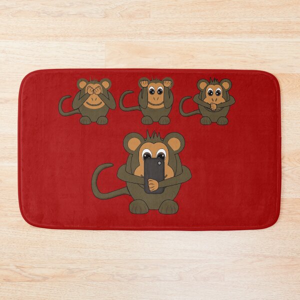 Item preview, Three monkeys, a fourth monkey is new designed and sold by BiPasternak.
