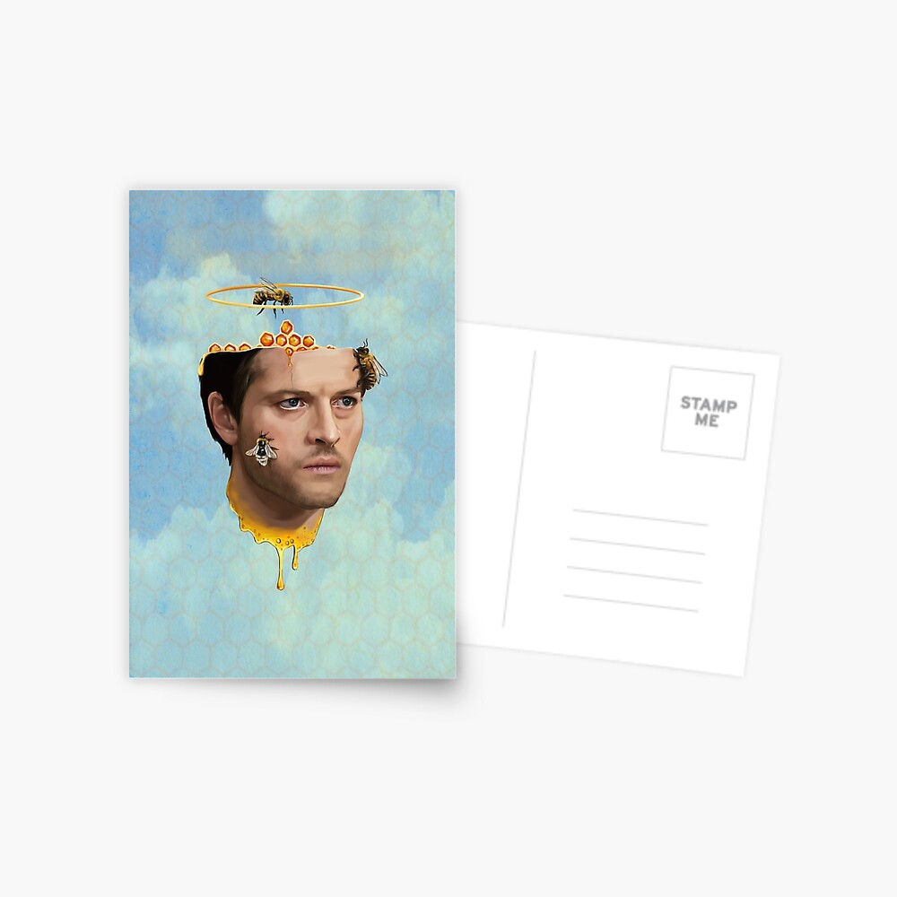 Castiel with bees Postcard