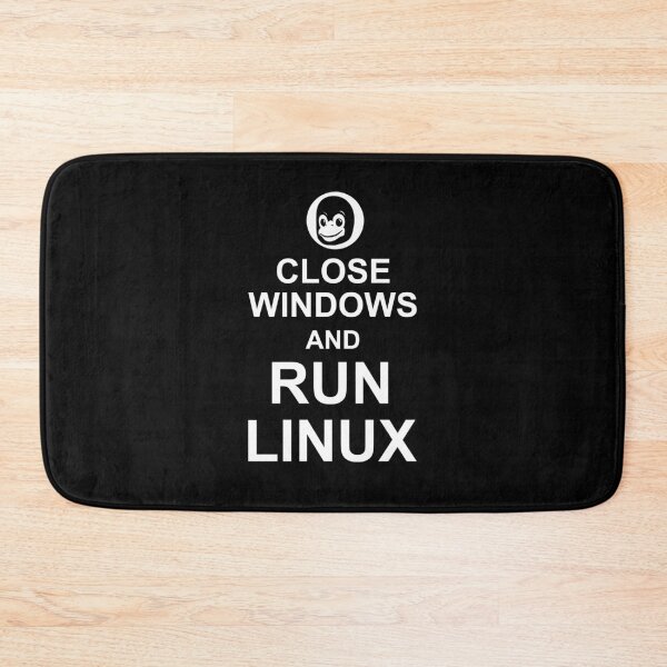 Item preview, Close Windows and Run Linux - Funny Design for Free Software Geeks designed and sold by ramiro.