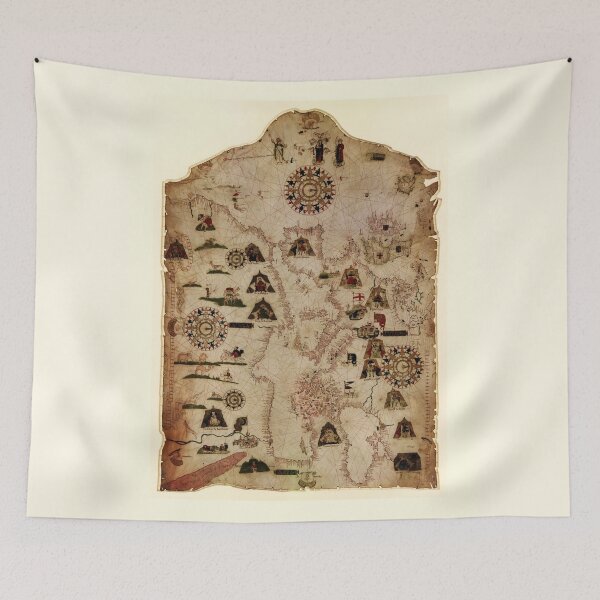 Item preview, Portolan Chart Mediterranean Map by Mateus Prunes (1559) designed and sold by allhistory.