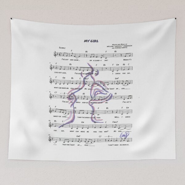 Item preview, My Girl Sheet Music designed and sold by cavettemily.
