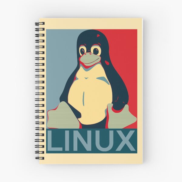 Item preview, Tux Linux Hope Poster Parody Design for Free Software Geeks designed and sold by ramiro.