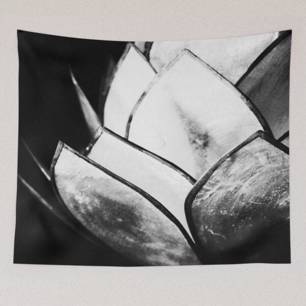 Item preview, Water Lily Candle Holder Black and White designed and sold by Lydia Planalp.
