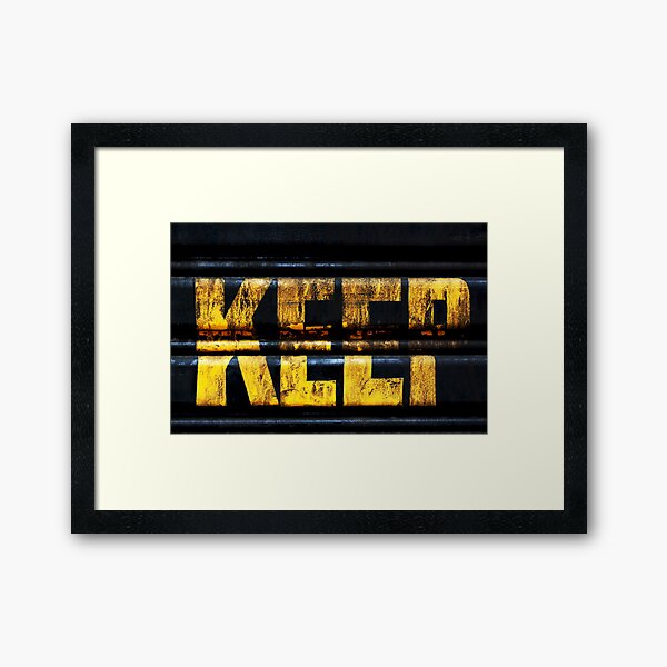 Keep It Framed Art Print