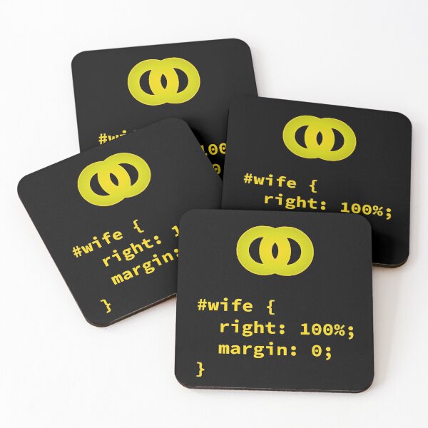 Item preview, Wife is Always Right Funny CSS Design for Designers & Developers designed and sold by ramiro.