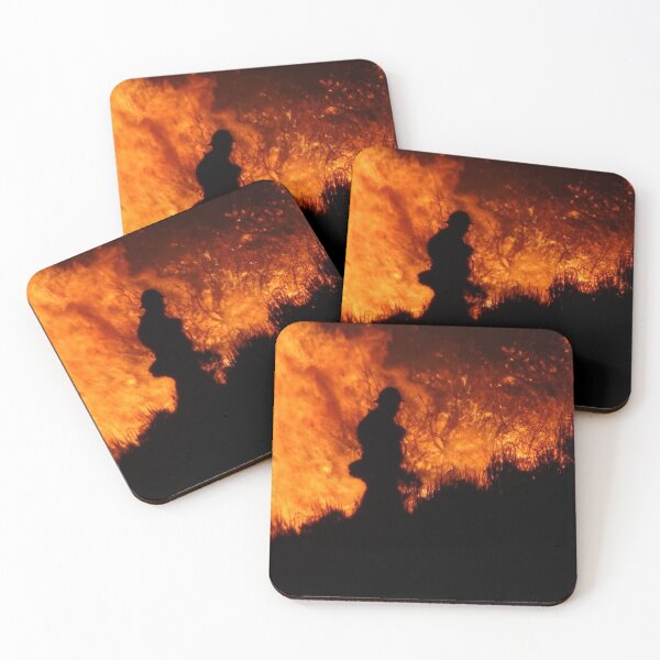 Item preview, Fireman Silhouette in front of Fire designed and sold by PLLDesigns.