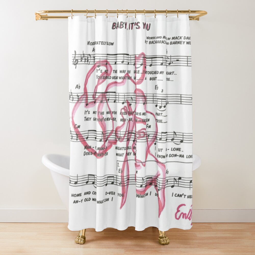 Baby It S You Sheet Music Tapestry By Cavettemily Redbubble