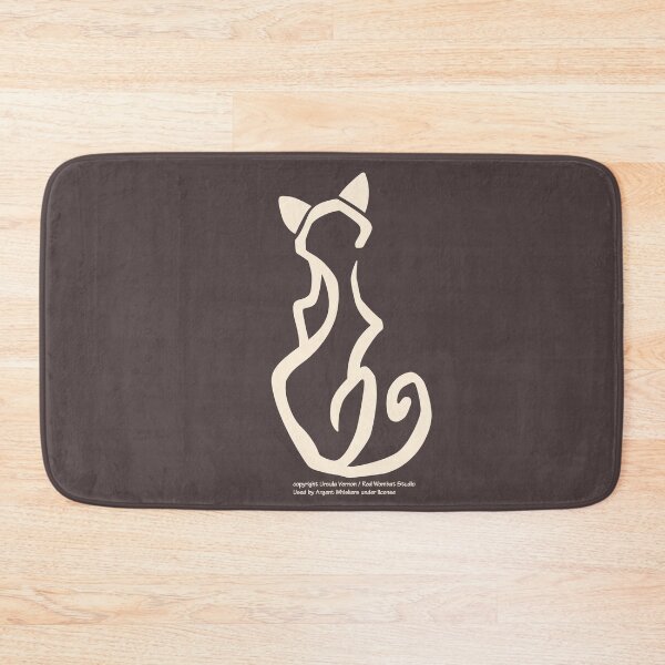 Item preview, Cat Glyph (cream) designed and sold by Argent Whiskers.