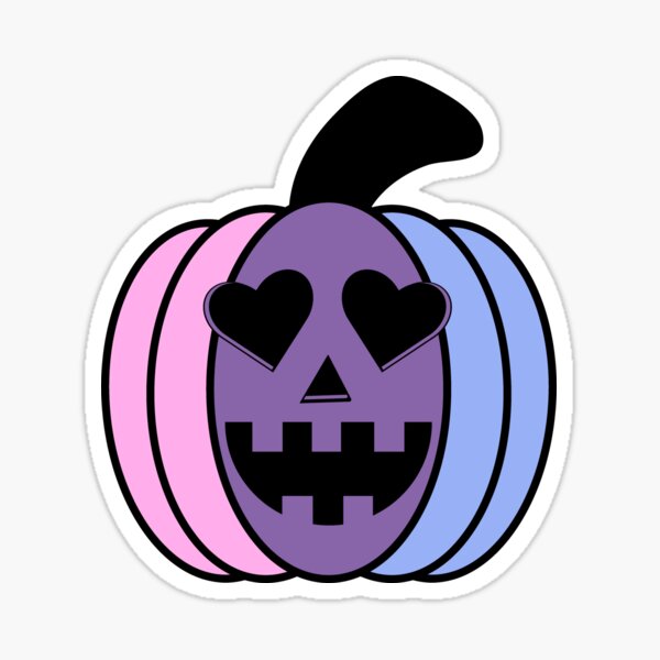 Item preview, Bisexual Pastel Pumpkin - Gay Halloween designed and sold by Queerdelion.