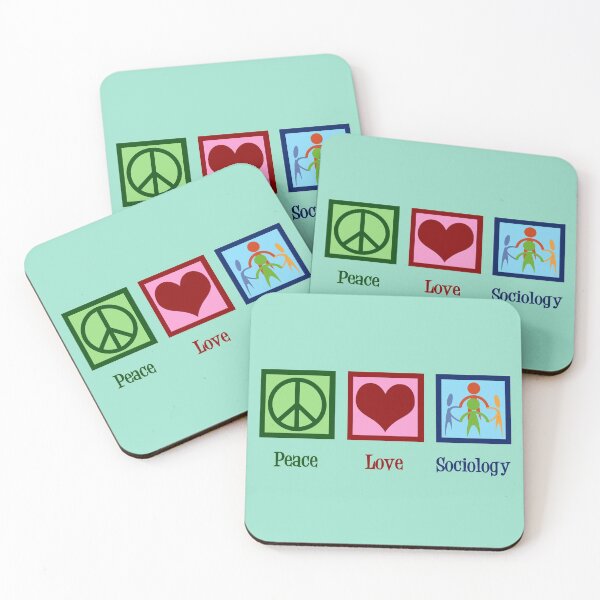Item preview, Peace Love Sociology designed and sold by Epic Love Designs.