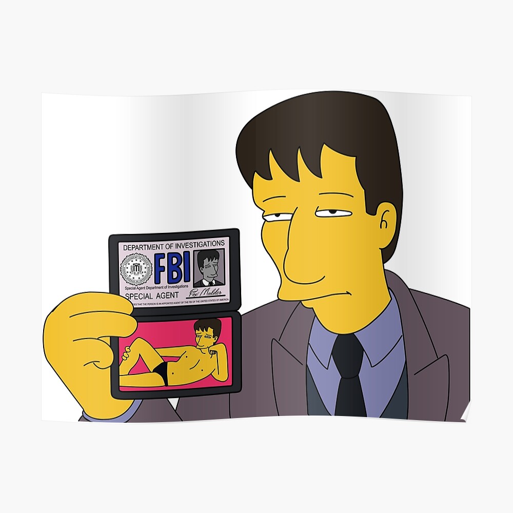 Fox Mulder Simpsons ubicaciondepersonas.cdmx.gob.mx