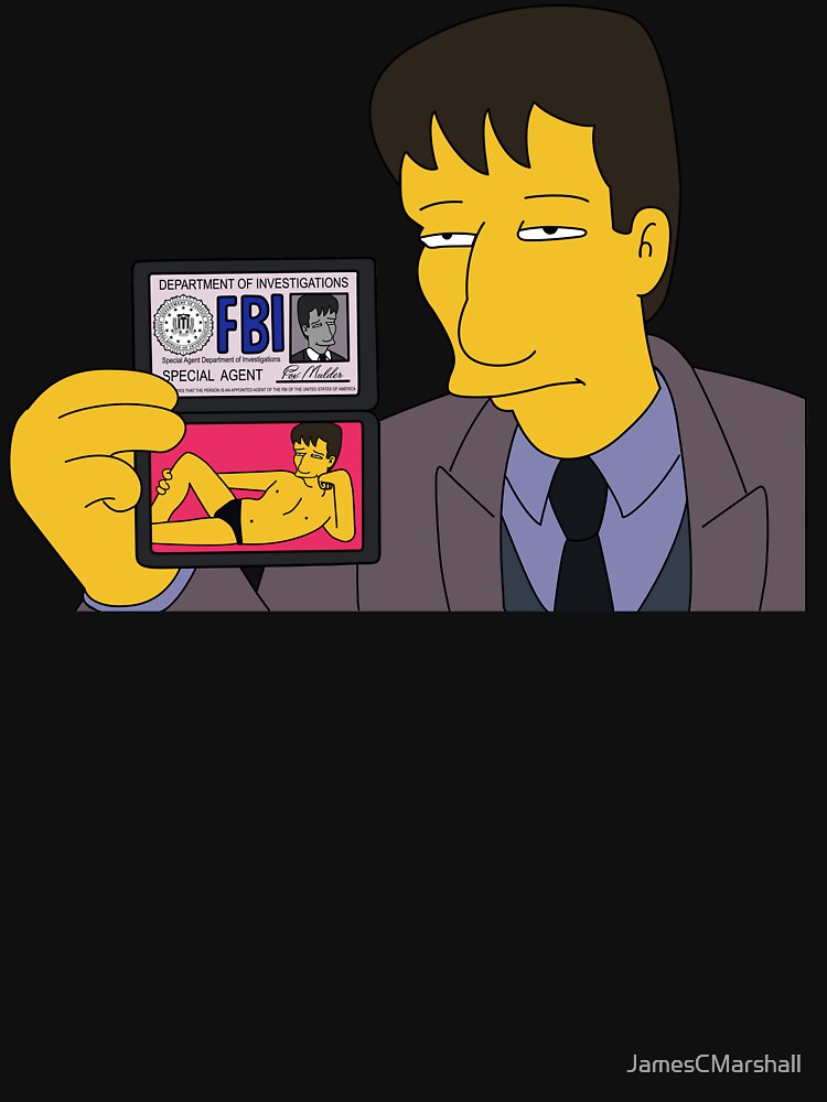 "Agent Mulder FBI" Tshirt for Sale by JamesCMarshall Redbubble the