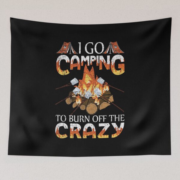 Item preview, Funny Camping Reduces Stress Gift designed and sold by phoxydesign.