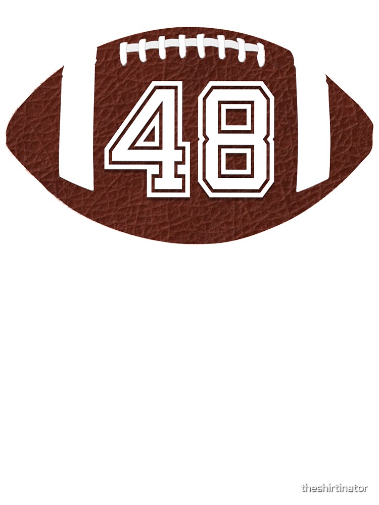 American Football Jersey No 48 Uniform Back Number #48 Baby  One-Pieceundefined by theshirtinator