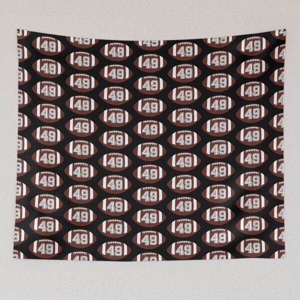 Item preview, American Football Jersey No 49 Uniform Back Number #49 designed and sold by theshirtinator.
