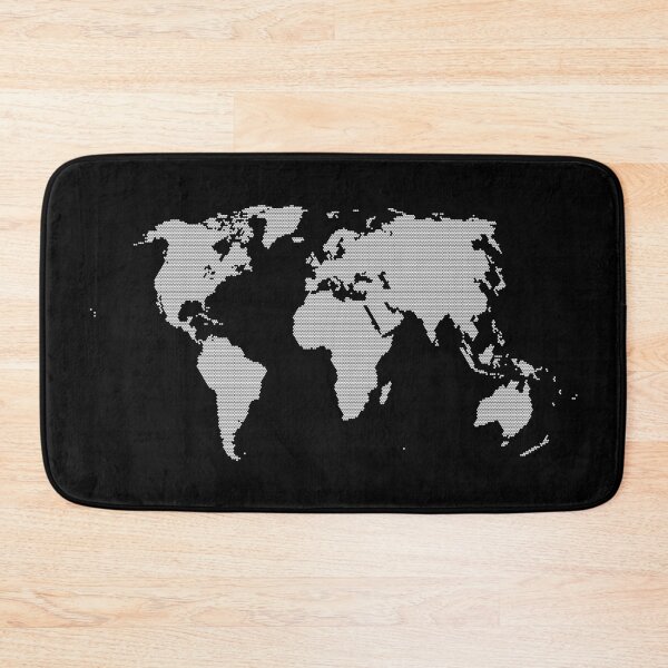 Item preview, World Map Made of Hexagons - Geographic Pattern Map Design designed and sold by ramiro.