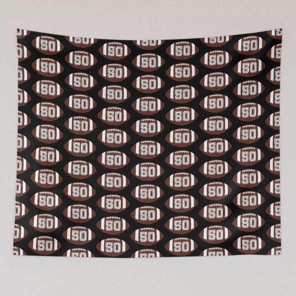 Item preview, American Football Jersey No 50 Uniform Back Number #50 designed and sold by theshirtinator.