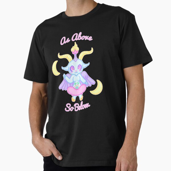 Item preview, As Above So Below Kawaii Baphomet designed and sold by creepygirlclub.