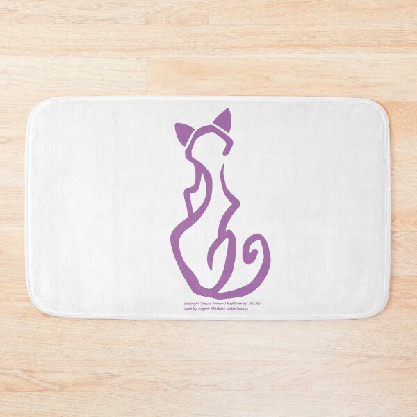 Item preview, Cat Glyph (purple) designed and sold by Argent Whiskers.