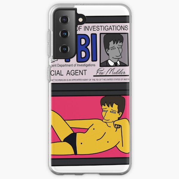 Fox Mulder FBI Samsung Galaxy Soft Case