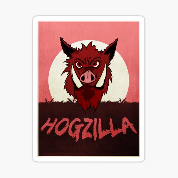 Hogzilla Sticker