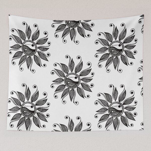 Item preview, Yin and yang zentangle design designed and sold by irinabbota.