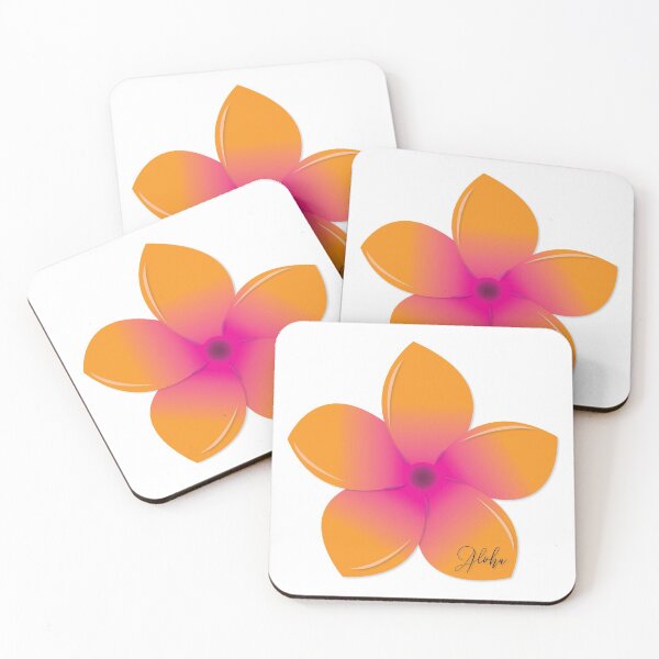 Item preview, Orange Pink Plumeria designed and sold by CM-PD.