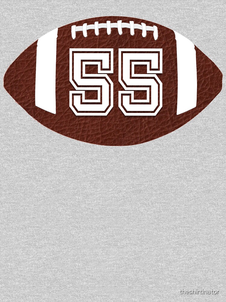 American Football Jersey No 55 Uniform Back Number #55 | Kids Pullover  Hoodie