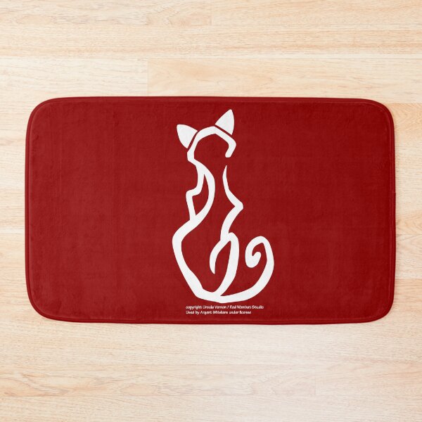 Item preview, Cat Glyph (white) designed and sold by Argent Whiskers.