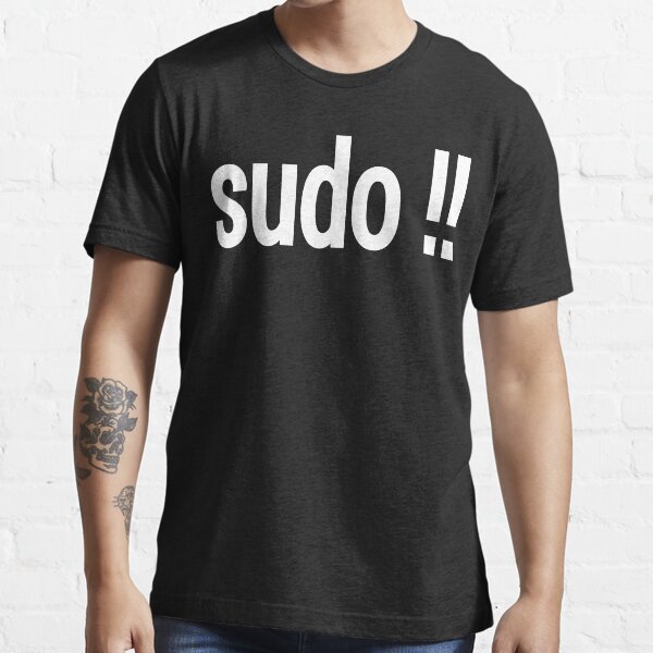 Item preview, sudo !! - Run the last command as superuser designed and sold by ramiro.