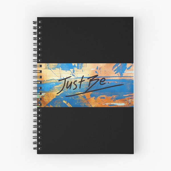 Item preview, Just Be. Golden blue design by JB.Arts designed and sold by JBArts2019.