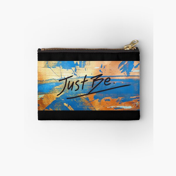 Item preview, Just Be. Golden blue design by JB.Arts designed and sold by JBArts2019.