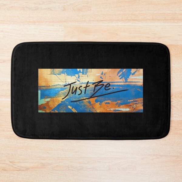 Item preview, Just Be. Golden blue design by JB.Arts designed and sold by JBArts2019.