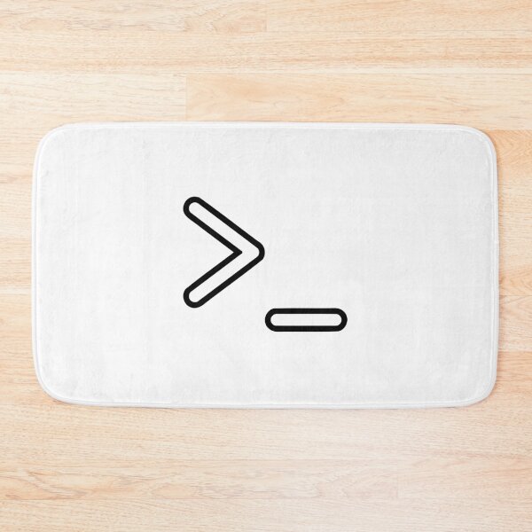 Item preview, Shell Prompt >_ Command Line Interpreter Geek/Nerd Black Design designed and sold by ramiro.