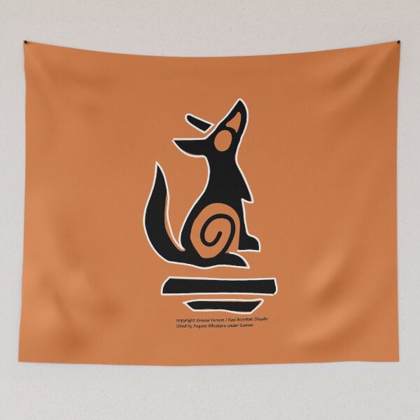 Item preview, Coyote (or Dog) Glyph (black & white) designed and sold by Argent Whiskers.