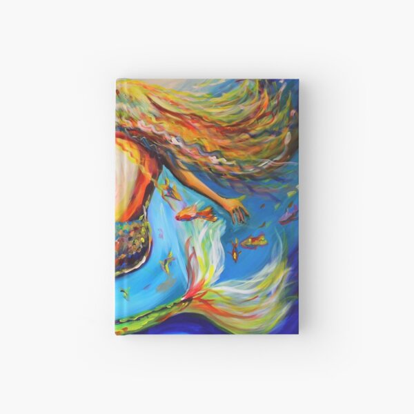 Mermaid Underwater Hardcover Journal