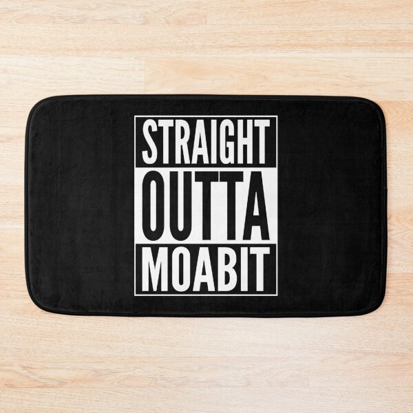 Item preview, Straight Outta Moabit Berlin Germany Neighborhood White Design designed and sold by ramiro.