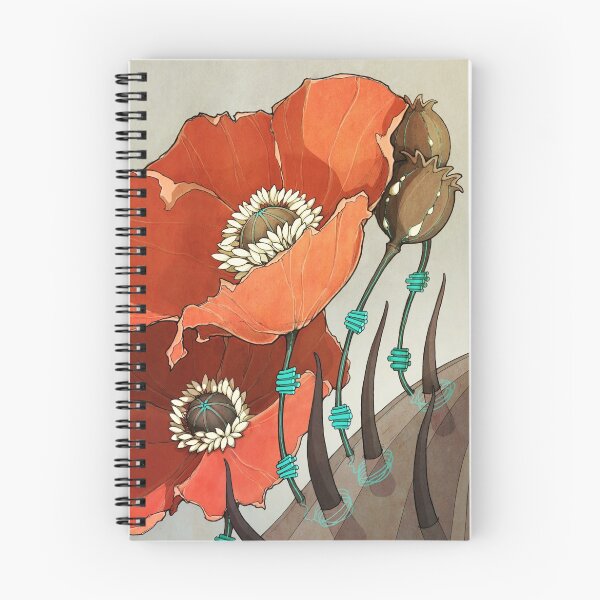 Item preview, Red Opium Poppies designed and sold by kirimoth.