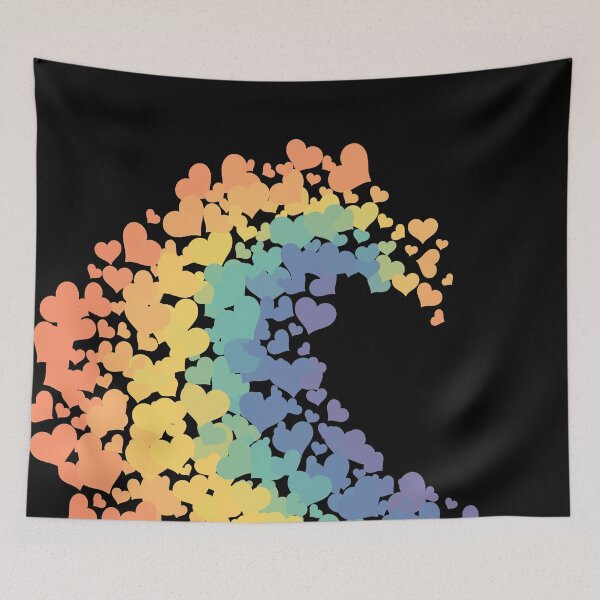 Item preview, Dramabite The Great Wave of Pride Love designed and sold by dramabite.