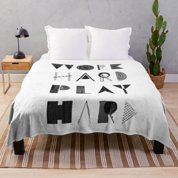 Item preview, Work Hard Play Hard designed and sold by Martina Scott.
