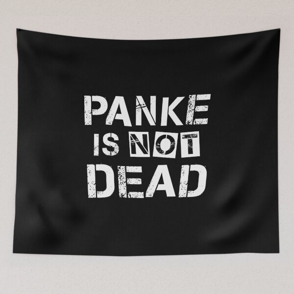 Item preview, Panke Is Not Dead Funny Berlin River Punk Text Design designed and sold by ramiro.